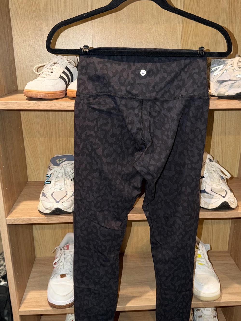 lululemon athletica Black Leopard Print Leggings